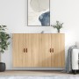 Armario de pared 2 unidades roble Sonoma 69,5x34x90 cm