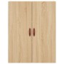 Armario de pared 2 unidades roble Sonoma 69,5x34x90 cm