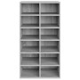 Mueble zapatero madera contrachapada gris Sonoma 54x34x100,5 cm de vidaXL, Zapateros y organizadores de calzado - Ref: Foro24...