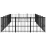Outdoor steel dog kennel 16.94 m² by vidaXL, Dog kennels and fences - Ref: Foro24-3124619, Price: 601,10 €, Discount: %