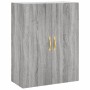 Armarios de pared 2 unidades gris Sonoma 69,5x34x90 cm