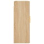 Armario de pared 2 unidades roble Sonoma 69,5x34x90 cm