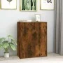 Aparador madera contrachapada color roble ahumado 60x30x75 cm de vidaXL, Aparadores - Ref: Foro24-815378, Precio: 52,48 €, De...