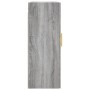 Armarios de pared 2 unidades gris Sonoma 69,5x34x90 cm