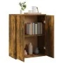 Sideboard aus geräuchertem Eichensperrholz, 60 x 30 x 75 cm von vidaXL, Sideboards - Ref: Foro24-815378, Preis: 52,48 €, Raba...