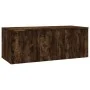 TV-Schrank aus geräuchertem Eichensperrholz, 80 x 34 x 30 cm von vidaXL, TV-Möbel - Ref: Foro24-815498, Preis: 51,04 €, Rabat...