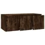 TV-Schrank aus geräuchertem Eichensperrholz, 80 x 34 x 30 cm von vidaXL, TV-Möbel - Ref: Foro24-815498, Preis: 51,04 €, Rabat...