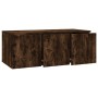 TV-Schrank aus geräuchertem Eichensperrholz, 80 x 34 x 30 cm von vidaXL, TV-Möbel - Ref: Foro24-815498, Preis: 51,72 €, Rabat...