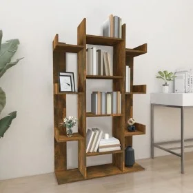 Smoked oak plywood shelf 86x25.5x140 cm by vidaXL, Bookcases and shelves - Ref: Foro24-816002, Price: 69,01 €, Discount: %