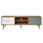 TV-Schrank MOLDE aus massivem braunem Kiefernholz 158x40x49 cm von vidaXL, TV-Möbel - Ref: Foro24-350534, Preis: 167,33 €, Ra...
