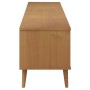 TV-Schrank MOLDE aus massivem braunem Kiefernholz 158x40x49 cm von vidaXL, TV-Möbel - Ref: Foro24-350534, Preis: 167,33 €, Ra...