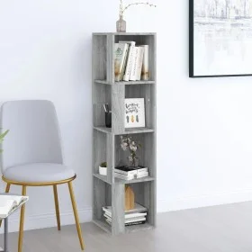 Sonoma graues Sperrholz-Eckmöbel 33x33x132 cm von vidaXL, Schließfächer und Lagerschränke - Ref: Foro24-816024, Preis: 62,81 ...