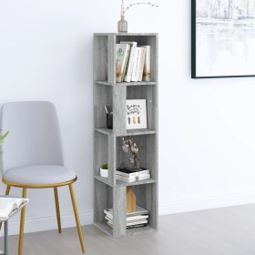 Sonoma graues Sperrholz-Eckmöbel 33x33x132 cm von vidaXL, Schließfächer und Lagerschränke - Ref: Foro24-816024, Preis: 63,94 ...