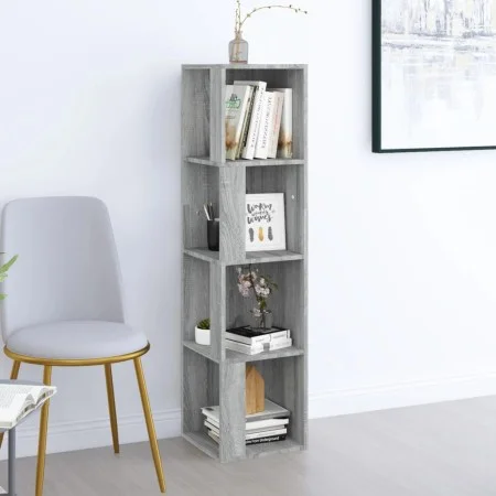 Sonoma gray plywood corner furniture 33x33x132 cm by vidaXL, Lockers and storage cabinets - Ref: Foro24-816024, Price: 62,75 ...