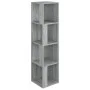 Sonoma gray plywood corner furniture 33x33x132 cm by vidaXL, Lockers and storage cabinets - Ref: Foro24-816024, Price: 62,75 ...