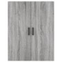 Aparador alto madera contrachapada gris sonoma 69,5x34x180 cm