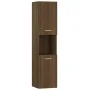 Armario de baño madera de ingeniería marrón roble 30x30x130 cm de vidaXL, Muebles de baño - Ref: Foro24-815641, Precio: 64,19...