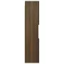 Armario de baño madera de ingeniería marrón roble 30x30x130 cm de vidaXL, Muebles de baño - Ref: Foro24-815641, Precio: 64,19...