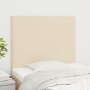 Kopfteile 2 Einheiten aus cremefarbenem Stoff 80x5x78/88 cm von vidaXL, Kopf- und Fußteile - Ref: Foro24-3116031, Preis: 66,8...