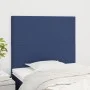 Cabeceros 2 unidades de tela azul 80x5x78/88 cm de vidaXL, Cabeceros y pies de cama - Ref: Foro24-3116032, Precio: 65,92 €, D...