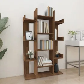 Regal aus eichenbraunem Sperrholz, 86 x 25,5 x 140 cm von vidaXL, Bücherregale und Regale - Ref: Foro24-816004, Preis: 64,06 ...