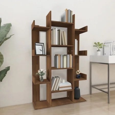 Regal aus eichenbraunem Sperrholz, 86 x 25,5 x 140 cm von vidaXL, Bücherregale und Regale - Ref: Foro24-816004, Preis: 64,06 ...