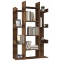 Regal aus eichenbraunem Sperrholz, 86 x 25,5 x 140 cm von vidaXL, Bücherregale und Regale - Ref: Foro24-816004, Preis: 65,04 ...
