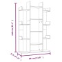 Regal aus eichenbraunem Sperrholz, 86 x 25,5 x 140 cm von vidaXL, Bücherregale und Regale - Ref: Foro24-816004, Preis: 65,04 ...
