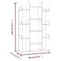 Regal aus eichenbraunem Sperrholz, 86 x 25,5 x 140 cm von vidaXL, Bücherregale und Regale - Ref: Foro24-816004, Preis: 64,06 ...