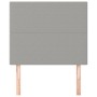 Kopfteile 2 Einheiten aus hellgrauem Stoff 80x5x78/88 cm von vidaXL, Kopf- und Fußteile - Ref: Foro24-3116026, Preis: 53,24 €...