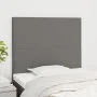 Headboards 2 units of dark gray fabric 90x5x78/88 cm by vidaXL, Headboards and footboards - Ref: Foro24-3116035, Price: 64,47...