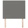 Headboards 2 units of dark gray fabric 90x5x78/88 cm by vidaXL, Headboards and footboards - Ref: Foro24-3116035, Price: 64,47...