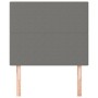 Cabeceros 2 unidades de tela gris oscuro 80x5x78/88 cm de vidaXL, Cabeceros y pies de cama - Ref: Foro24-3116027, Precio: 65,...
