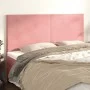 Cabeceros 4 unidades de terciopelo rosa 80x5x78/88 cm de vidaXL, Cabeceros y pies de cama - Ref: Foro24-3116111, Precio: 107,...