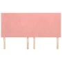 Cabeceros 4 unidades de terciopelo rosa 80x5x78/88 cm de vidaXL, Cabeceros y pies de cama - Ref: Foro24-3116111, Precio: 107,...