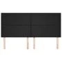 Headboards 4 units of black synthetic leather 100x5x78/88 cm by vidaXL, Headboards and footboards - Ref: Foro24-3116160, Pric...