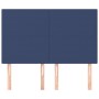Cabeceros 4 unidades tela azul 72x5x78/88 cm de vidaXL, Cabeceros y pies de cama - Ref: Foro24-3116056, Precio: 93,35 €, Desc...