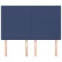 Headboards 4 units blue fabric 72x5x78/88 cm by vidaXL, Headboards and footboards - Ref: Foro24-3116056, Price: 107,10 €, Dis...