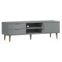 MOLDE Massivholz Kiefernholz TV-Möbel grau 158x40x49 cm von vidaXL, TV-Möbel - Ref: Foro24-350536, Preis: 172,07 €, Rabatt: %