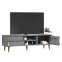 MOLDE Massivholz Kiefernholz TV-Möbel grau 158x40x49 cm von vidaXL, TV-Möbel - Ref: Foro24-350536, Preis: 172,07 €, Rabatt: %