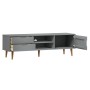 MOLDE Massivholz Kiefernholz TV-Möbel grau 158x40x49 cm von vidaXL, TV-Möbel - Ref: Foro24-350536, Preis: 174,88 €, Rabatt: %