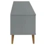 MOLDE Massivholz Kiefernholz TV-Möbel grau 158x40x49 cm von vidaXL, TV-Möbel - Ref: Foro24-350536, Preis: 172,07 €, Rabatt: %