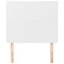 Cabeceros 2 unidades de cuero sintético blanco 90x5x78/88 cm de vidaXL, Cabeceros y pies de cama - Ref: Foro24-3116131, Preci...