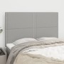 Kopfteile 4 Einheiten hellgrauer Stoff 72x5x78/88 cm von vidaXL, Kopf- und Fußteile - Ref: Foro24-3116190, Preis: 85,66 €, Ra...
