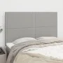 Kopfteile 4 Einheiten hellgrauer Stoff 72x5x78/88 cm von vidaXL, Kopf- und Fußteile - Ref: Foro24-3116190, Preis: 84,60 €, Ra...