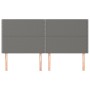 Kopfteile 4 Einheiten aus dunkelgrauem Stoff 100x5x78/88 cm von vidaXL, Kopf- und Fußteile - Ref: Foro24-3116215, Preis: 92,6...