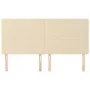 Cabeceros 4 unidades de tela color crema 80x5x78/88 cm de vidaXL, Cabeceros y pies de cama - Ref: Foro24-3116063, Precio: 124...