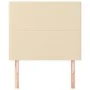 Cabeceros 2 unidades de tela color crema 90x5x78/88 cm de vidaXL, Cabeceros y pies de cama - Ref: Foro24-3116039, Precio: 77,...