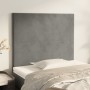 Kopfteile 2 Einheiten aus hellgrauem Samt 90x5x78/88 cm von vidaXL, Kopf- und Fußteile - Ref: Foro24-3116088, Preis: 55,74 €,...