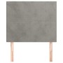Kopfteile 2 Einheiten aus hellgrauem Samt 90x5x78/88 cm von vidaXL, Kopf- und Fußteile - Ref: Foro24-3116088, Preis: 55,74 €,...